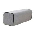 thumbnail image 1 of Almohada para reposabrazos de sofá, espuma de alta densidad, cojín de lino para reposabrazos, almohada de apoyo para brazos gris, 1 of 7