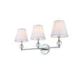 thumbnail image 3 of Living District Bethany 27" Wall Sconce In Chrome, 3 of 7