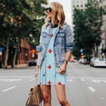 thumbnail image 4 of Fotbe Syringe And Red Cross Vestido de Verano sin Mangas para Mujer – Vestido Midi Línea A, Estilo Camiseta Floral, Vestido Playero Casual y Fluido, 4 of 7
