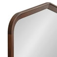 thumbnail image 4 of Kate and Laurel Tudor Traditional Wooden Arch Wall Mirror, 24 x 36, Walnut Brown, Vintage Arched Hanging Mirror with Pointed Arch and Pieced Wood Frame, 4 of 8