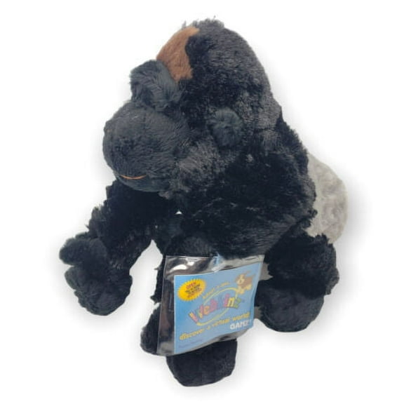 Ganz Webkinz - SILVERBACK Gorilla (7.5" Plush) (SEALED WEBKINZ CODE)