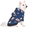thumbnail image 2 of Goofa Winter old man Playtime Pattern Small Dog Sweater Hoodies Pet Grey Hooded Soft Fleece Sweatshirts with Pocket Fall Winter Puppy Cat Sweaters Warm Clothes-X-Small, 2 of 8