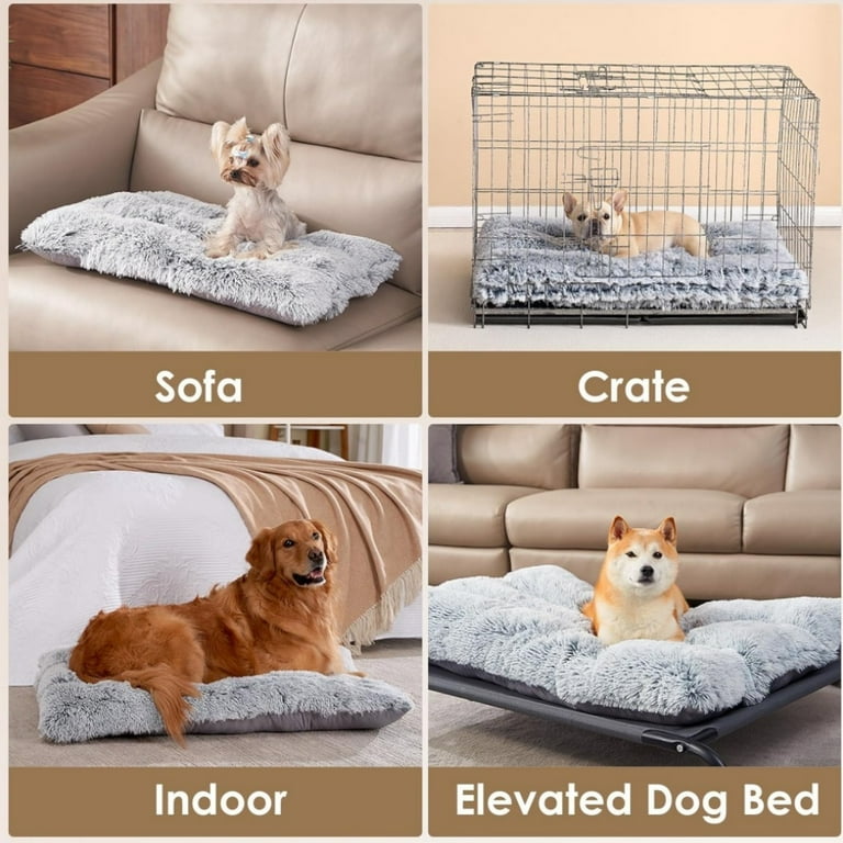 Reyox Crate Pets Bed Large WaterProof Machine Washable Non Slip Dog Mat for Medium Large Dogs 35 x 23 inch Walmart