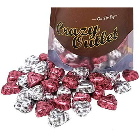 Extra Creamy Milk Chocolate Hearts, Valentines Day, Hershey's Candy, 1 pound (Best Store Bought Chocolates Valentines Day)