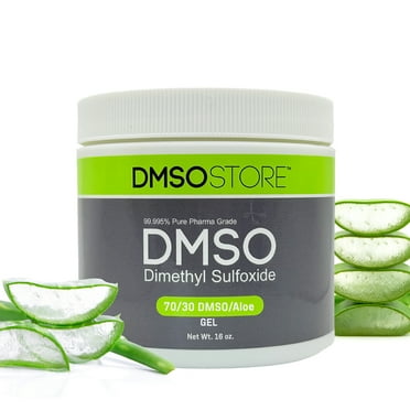 DMSO Gel 1 lb. with 30% Aloe, Pure Pharma Grade 99.995% Dimethyl Sulfoxide