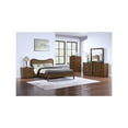 thumbnail image 4 of Meridian Furniture Weave Brown Oak Veneer Night Stand, 4 of 10