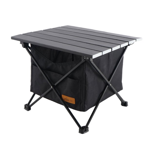 Mini plegable , picnic, , escritorio, senderismo, soporte para computadora portátil con bolsa colgante Negro Sunnimix Escritorio plegable al aire libre