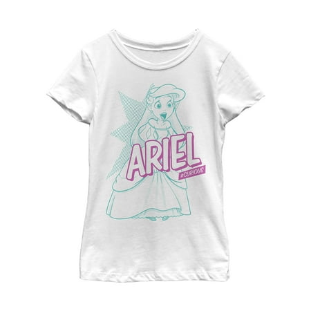 The Little Mermaid Girls' Curious Pop Art T-Shirt
