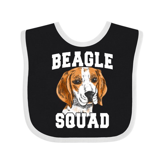 Inktastic Dog Beagle Squad Boys or Girls Baby Bib
