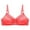 Watermelon Red, variant on VerPetridure Bras for Women Front Closure Women's Plus Size Bra No Steel Ring Push Up Underwear Vest-Style Sleep Bra