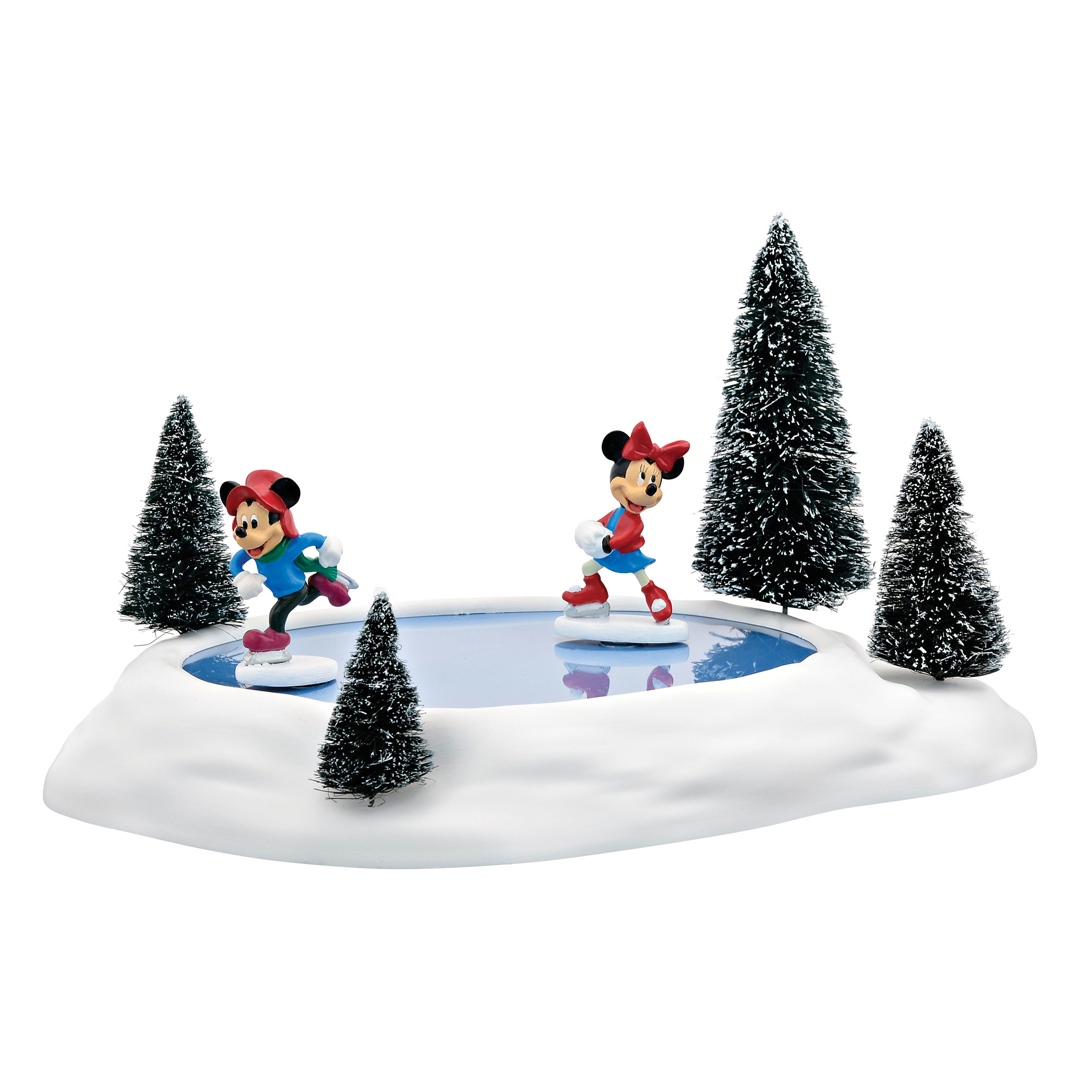 Dept 56 Village Disney Mickey Minnie Animated Skating Pond 4054847 Dept 56 Village Disney Mickey Minnie Animated Skating Pond 4054847