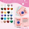 thumbnail image 3 of Valentines Day Gifts for Kids - 24 Pack Valentines Cards with Heart-Shape Plastic Crystals - Valentine Gift Exchange for Boys Girls Toddlers Class Classroom School Party (Multicolor), 3 of 7