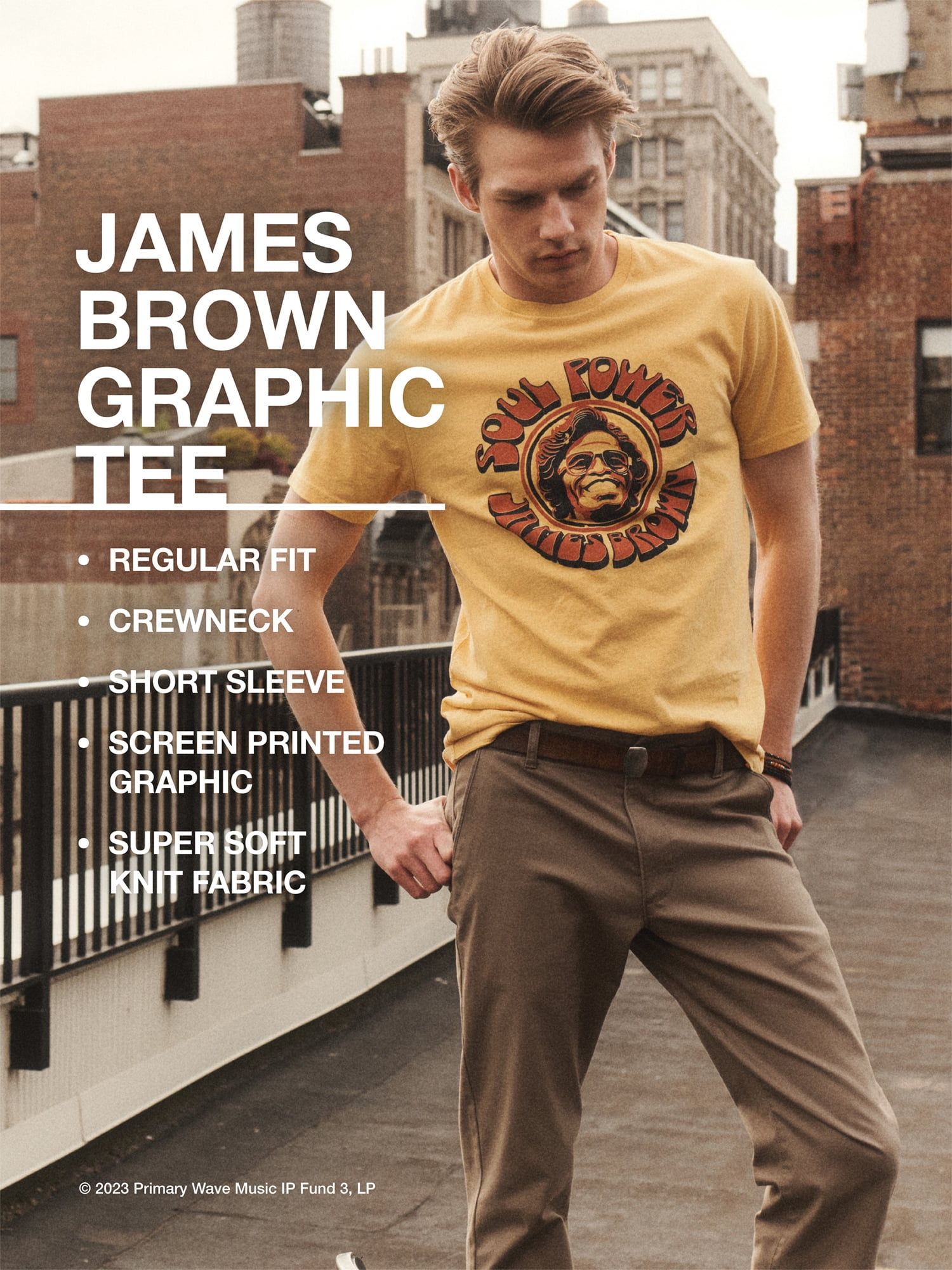 Lee® Men's James Brown Graphic Tee (S-3XL)