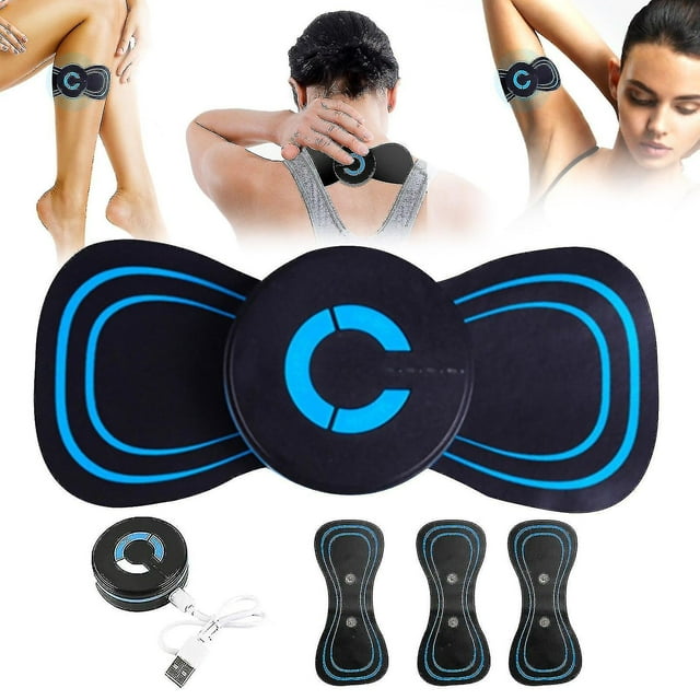 6pcs Electromagnetic Wave Leg Massager Mini Cervical Massager 6 Adjustable For Pain Relief