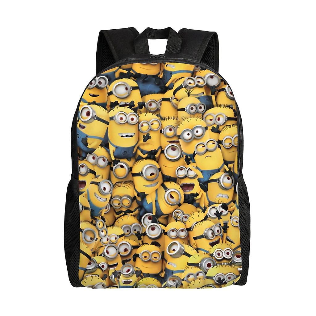 Minions Backpack Teenager School Bag Canvas Notebook Backpack Bag Unisex HXN1771