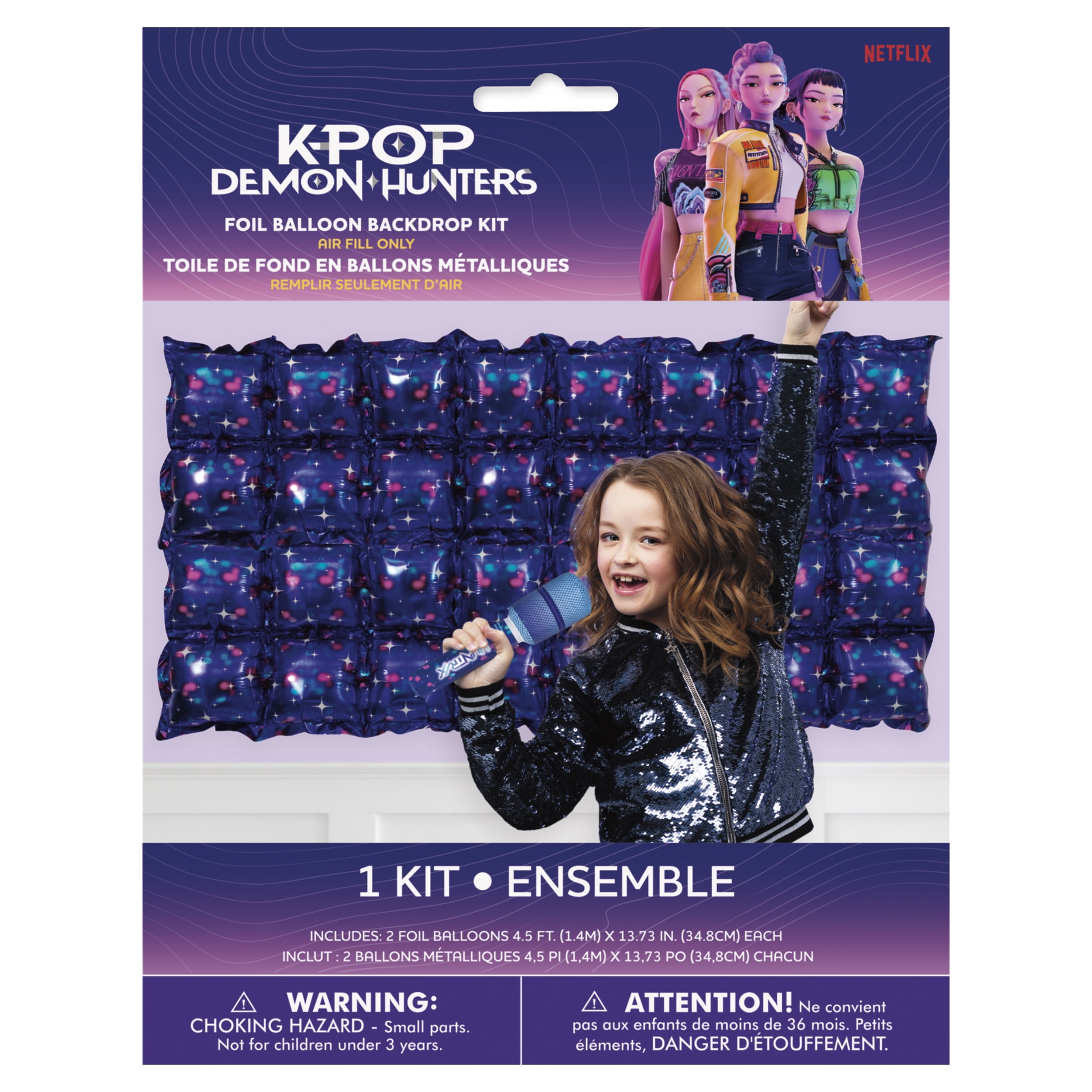KPop Demon Hunters 1 Count Backstage Party Backdrop