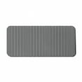 thumbnail image 1 of Retro Computer Mouse Pad, Abstract Vintage Horizontally Line Wavy Ovals Classic Mosaic Style Simplistic, Rectangle Non-Slip Rubber Mousepad X-Large, 35" x 15", Grey Charcoal Grey, by Ambesonne, 1 of 2