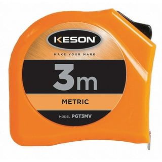 Keson OTR-18M-50 Tape Measure, 1/2 in x 50 Ft/15M, Pumpkin