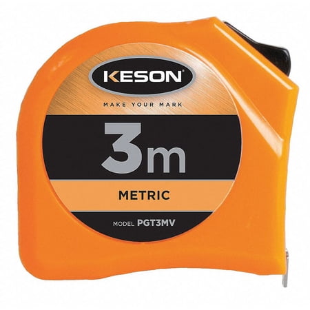 UPC: 0052837028269 | Keson Tape Measure Closed 16mm x 3m Orange PGT3MV