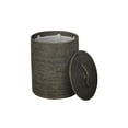 thumbnail image 3 of Kouboo Loma Round Rattan Hamper And Laundry Basket With Removable Liner, Handmade Wicker Laundry Basket With Lid, Honey Brown, 3 of 23