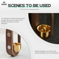 thumbnail image 6 of WRISTBIQUE Door Bell Replacement Copper Bell Accessory 1 Set Golden 3.20X3.20X2.20CM Moving present, 6 of 8