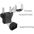 thumbnail image 6 of Simyoung 2x US USA to European Euro EU Travel Charger Adapter Plug Outlet Converter, 6 of 7