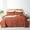 Burnt Orange, variant on Flymme Bedspreads for Queen Size Bed,3 Piece Burnt Orange Ultrasonic Embossed Thin Quilt Set, Lightweight Microfiber Coverlet Boho Bedding Sets for Bedroom Guest Room Decor