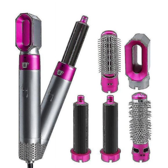 5 In 1 Hair Electric Hair Styler Hair Dryers Curler Straighteners Blow Dryer Brush Dry Set