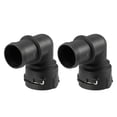 thumbnail image 1 of Conector de manguera de refrigerante de motor para Audi A3 2.0LA/T Quattro Base Hatchback, paquete de 2, color negro, 1 of 1