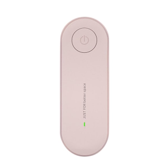 Purificador de aire Ambientador 110-220V Eliminador de humo y polvo Desodorante para inodoro (Rosa EE. UU.)