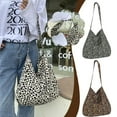 thumbnail image 3 of QHUDLV ZOHIKO Leopard Print Messenger Bag Shopping Bag For Womens Large Capacity Shoulder Casual Bag Fashion Canvas Korean Versatile, 3 of 5