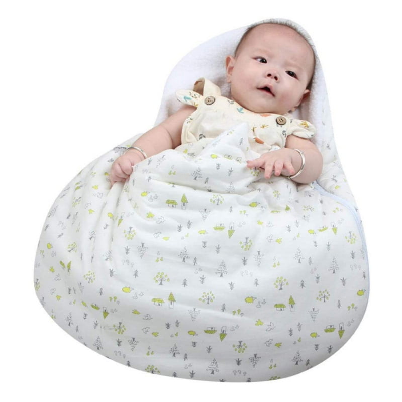 Oaktree Baby Unisex Baby Cotton Long-Sleeve Wearable Sleeping Bag,Baby Wrap Blanket