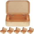 thumbnail image 1 of KAKOWELY 6pcs Small Tin Box Empty Rectangle Tinplate Box Tinplate Containers Tin Box With Lid,3.74"X2.36"X0.79", 1 of 5