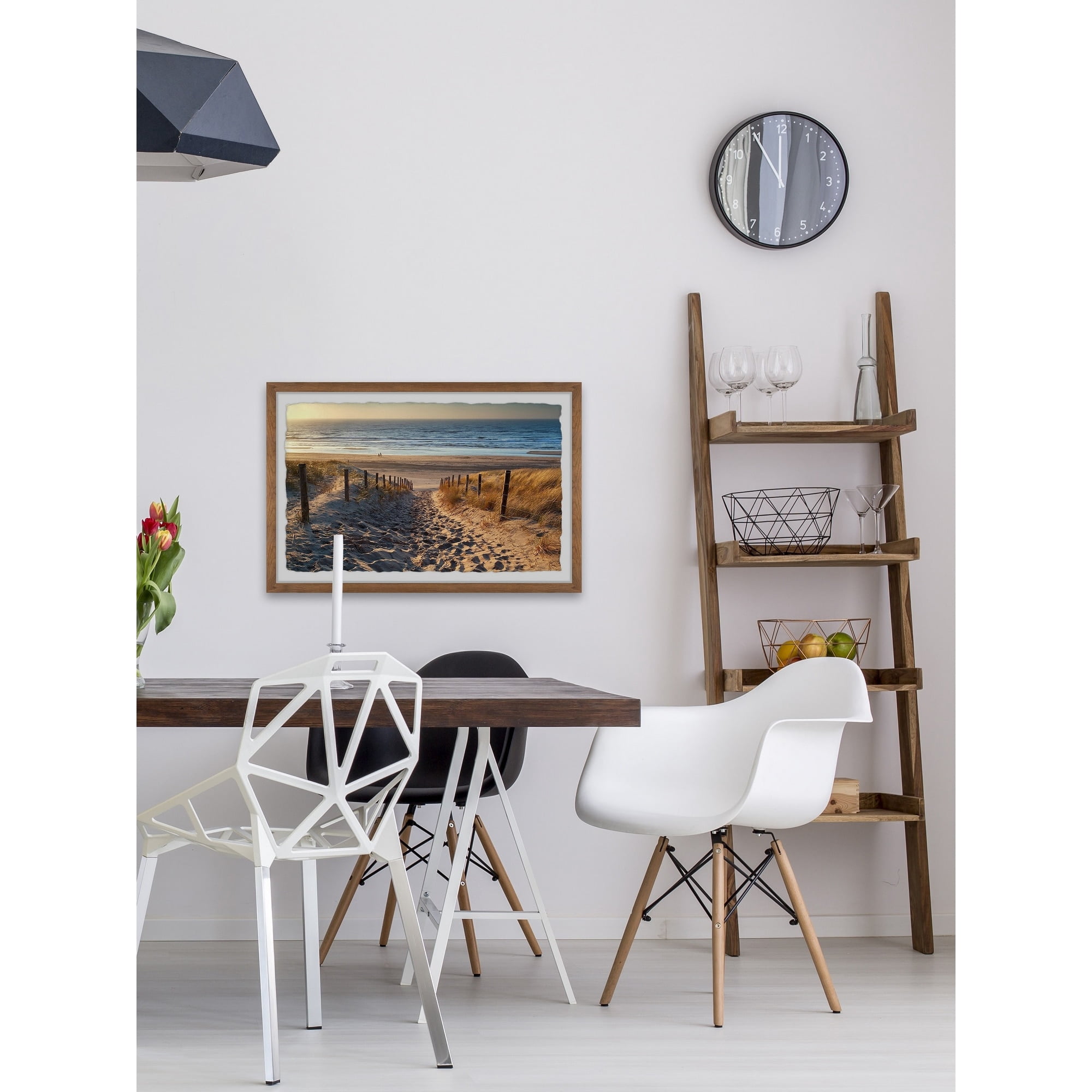 Marmont Hill Narrow Hill to the Sea Framed Wall Art
