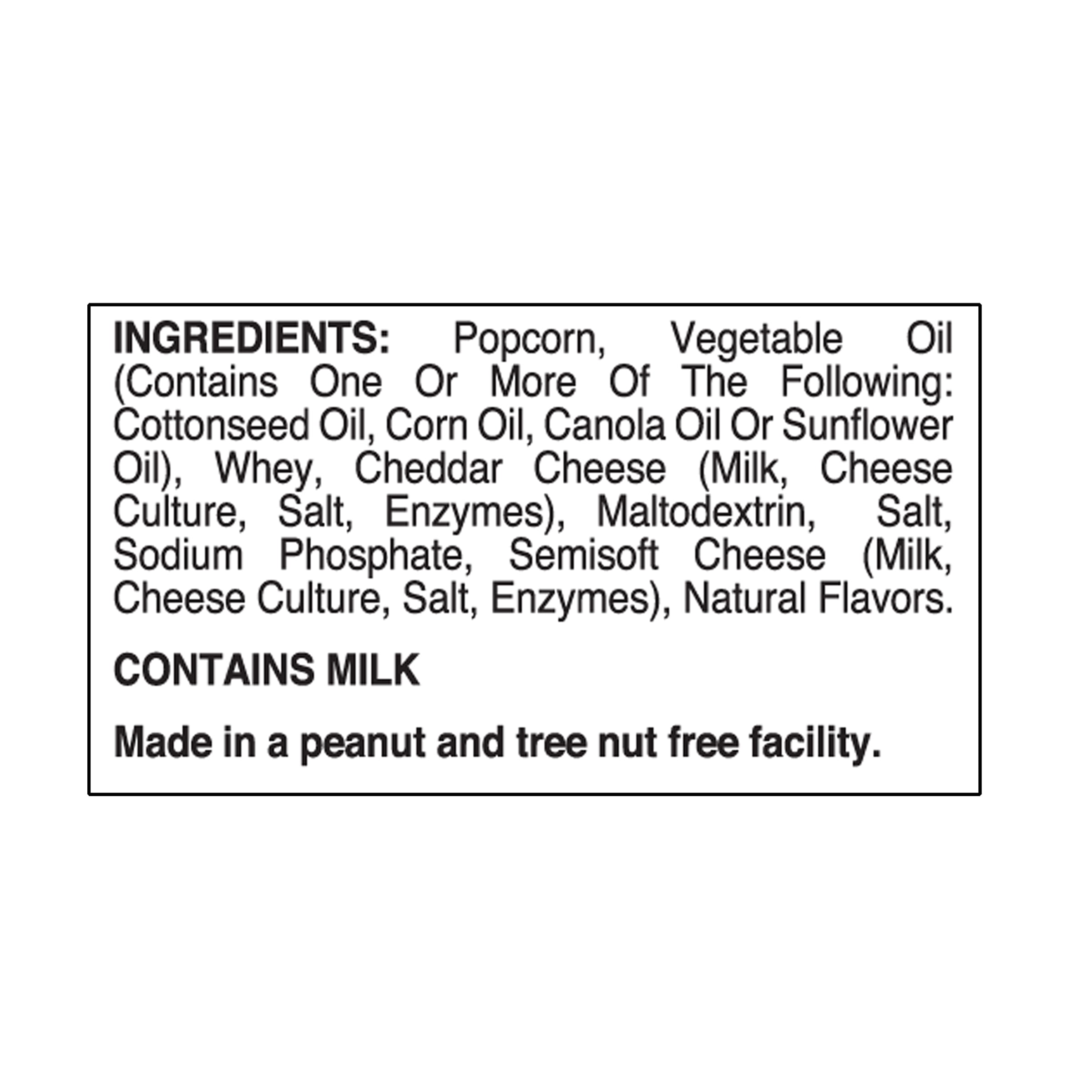 Utz White Cheddar Cheese Popcorn, 0.75 oz - Pack of 60
