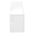 thumbnail image 6 of Miekor Furniture Tv Stand, 63 Inch, Console, Media Entertainment Center, Storage Cabinet, Living Room, Bedroom, Glossy White Laminate, Contemporary, Modern 9331, 6 of 12