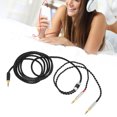 thumbnail image 2 of Cable adaptador de audio chapado en oro de 3,5 mm macho a macho para auriculares de PC y teléfono, 2 of 8