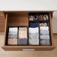 thumbnail image 6 of Non-Woven Fabric Drawer Organizer Bins, Foldable Storage Boxes for Clothes, Underwear, Socks, Set of 5, 11 x 5 x 5.5 Inches, 6 of 6