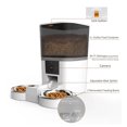 thumbnail image 4 of 4L Double Meal Camera APP Automatic Pet Feeder Time For Pet Cats Dog Food Stainless Steel Bowl Video Dispenser Smart Pet Feeder ShopWise Round, 4 of 7