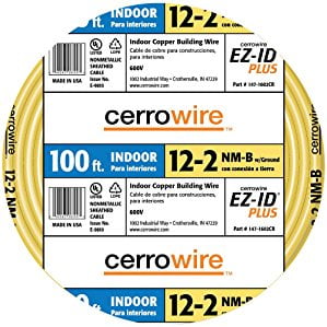 Cerro Wire 138-1602-C Romex 100-Foot 2-Conductor Underground Feeder Cable
