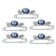 thumbnail image 1 of 5 uds Pin de mal de ojo buena suerte diseño único broche de Material Premium de alta durabilidad para citas en fiestas en casa, 1 of 8