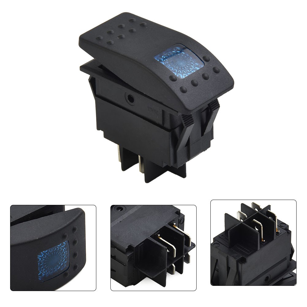 Rv Generator Start Stop Rocker Switch For Onan Cummins 3081038 Blue