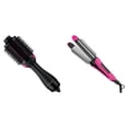 thumbnail image 2 of Secador y Voluminizador Revlon One step Iónica Cerámica Negro con Rosa 2 en 1, 2 of 4