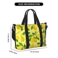 thumbnail image 2 of Travel Duffle Bag Cute Gold Yellow Pear Leaves Travel Tote Bags Carry on Luggage Waterproof Weekender Bags with Top Handle Adjustable Shoulde Strap for Travel Gym, 2 of 5
