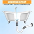 thumbnail image 5 of Universal 3 in 1 Bathtub Drain Stopper Bathtub Drain Hair Catcher, Pop-up Tub Stopper with Effective Filter Basket, Anti-Clogging Bathtub Drain Plug Bath Tub Stoppers for 1.45-1.8" Drain Shoe, 5 of 7