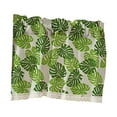 thumbnail image 4 of DOLITY Cafe Window Curtain Semi- Kitchen Curtain Tier Green - 74x61cm, 4 of 9