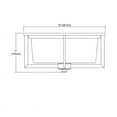 thumbnail image 3 of Elk Home 15-Inch Wide Vancourt Flush Mount, Transitional, Satin Brass, 3 of 3