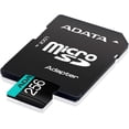 thumbnail image 3 of ADATA - Tarjeta de Memoria microSDXC/SDHC UHS-I (256 GB, con Adaptador, C10, U3, V30, 4K, A2, Micro SD, AUSDX256GUI3V30SA2-RA1), 3 of 4
