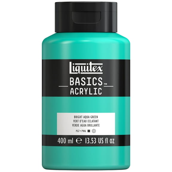 Liquitex BASICS, 400ml, Bright Aqua Green