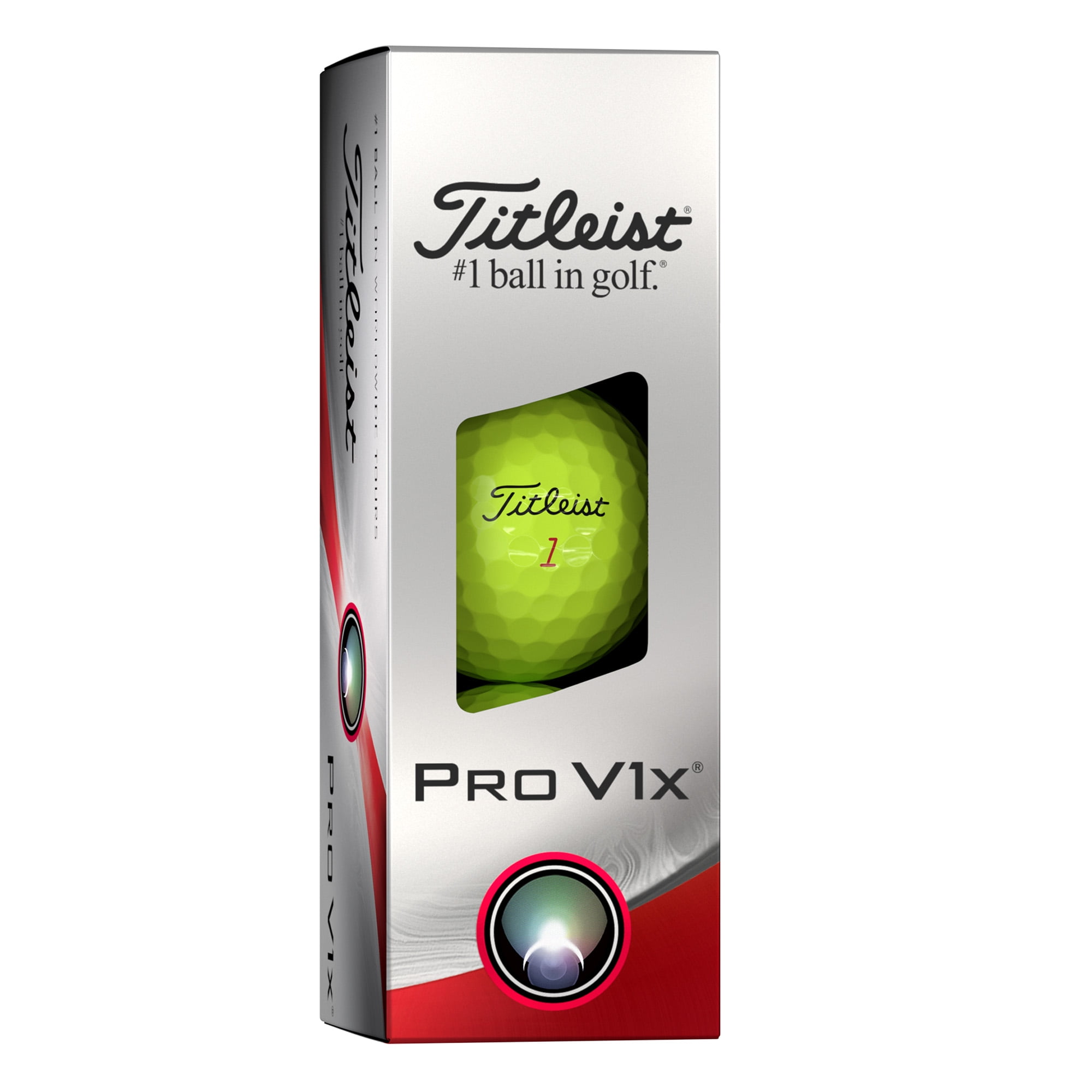 Titleist V1x Yellow Golf Balls High Flight, Precise Spin Titleist V1x Yellow Golf Balls High Flight, Precise Spin